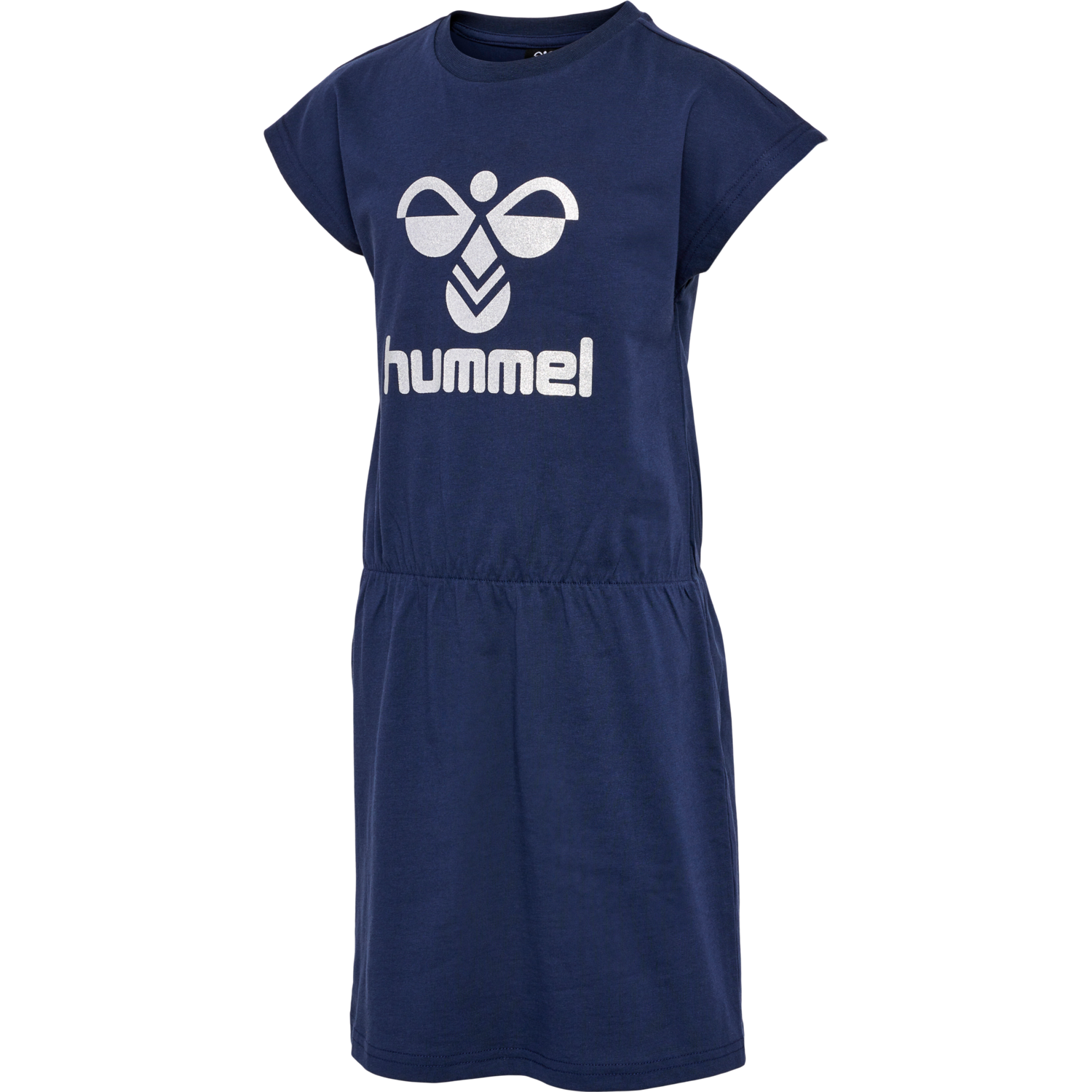 hmlFLOWY DRESS S/S, BLACK IRIS, packshot