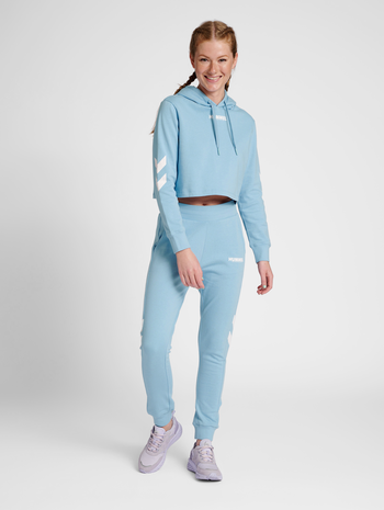 hmlLEGACY WOMAN TAPERED PANTS, PLACID BLUE, model