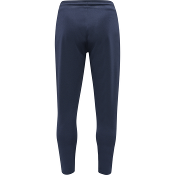 hmlLEGACY POLY TAPERED PANTS, BLUE NIGHTS/WHITE, packshot