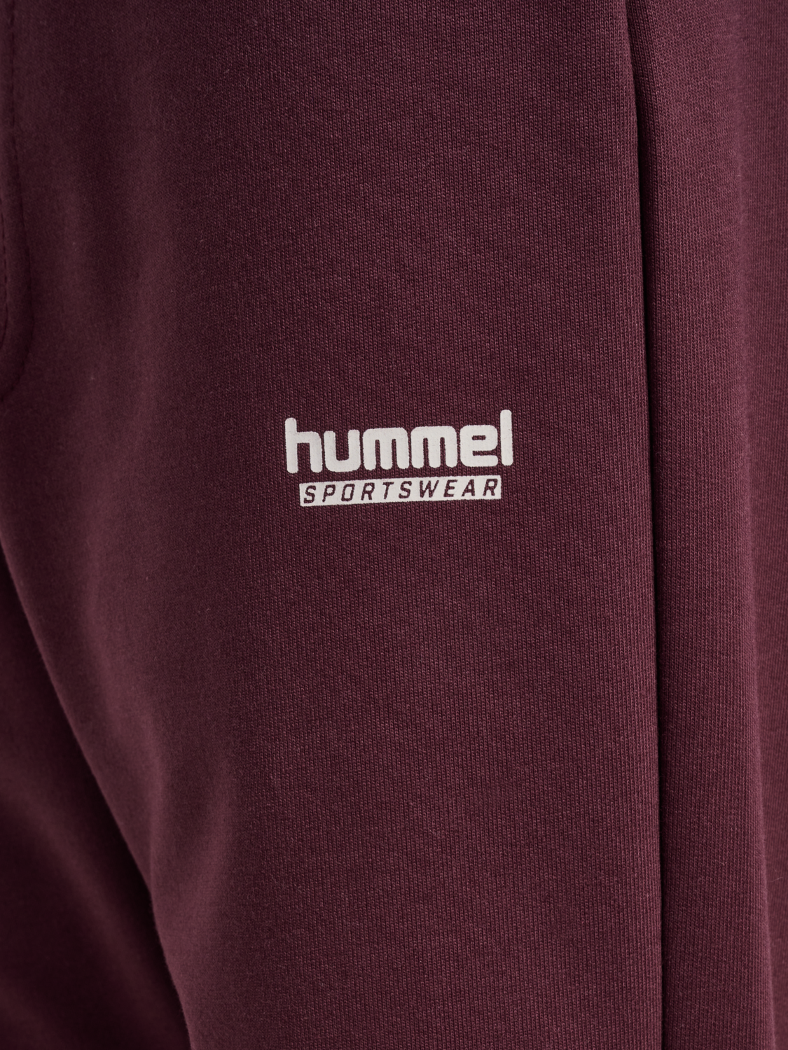 hmlJR REGULAR ADJ WAIST PANTS, VINEYARD WINE, packshot