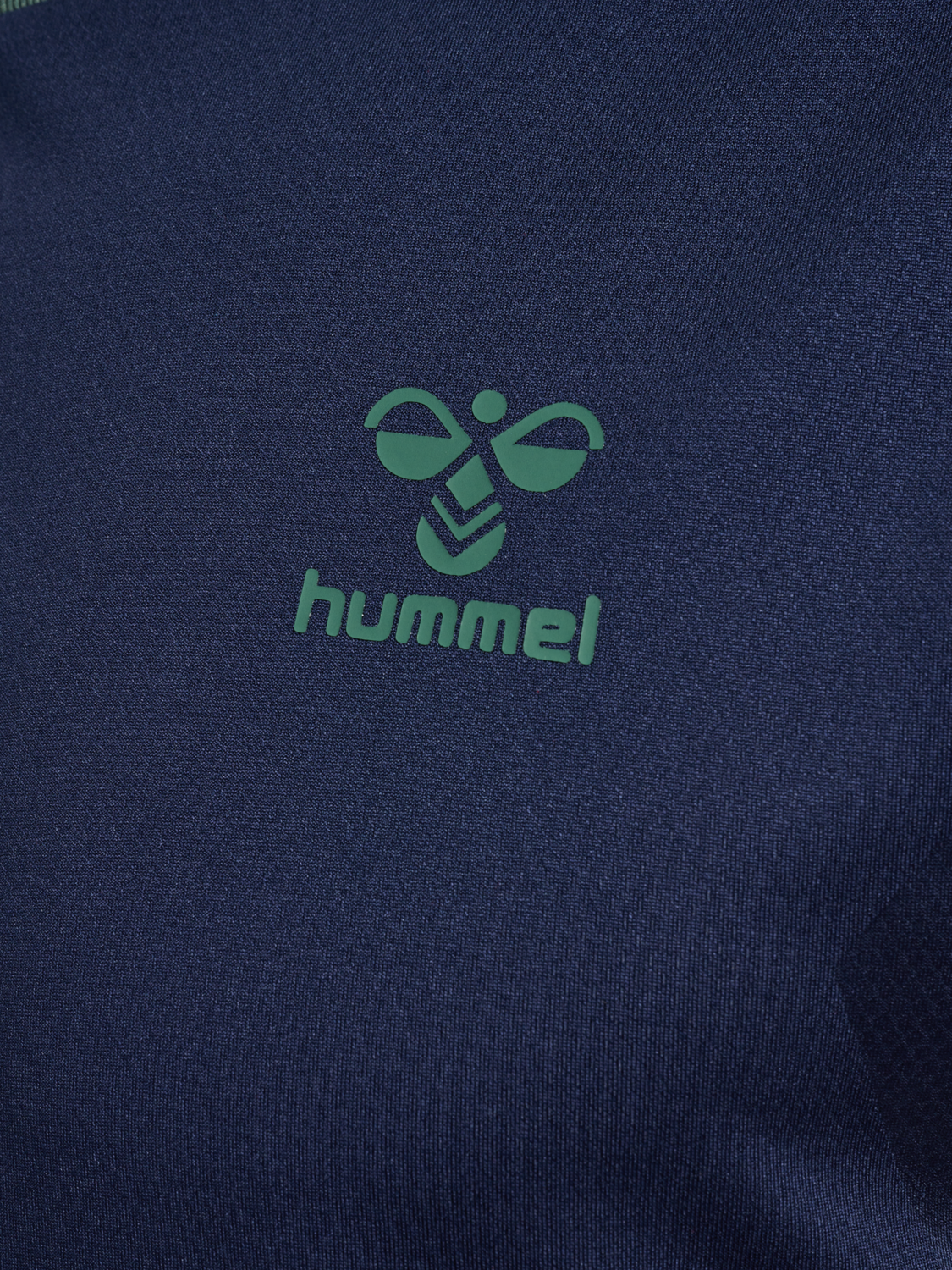 hmlSTALTIC POLY JERSEY S/S, MARINE/DUCK GREEN, packshot
