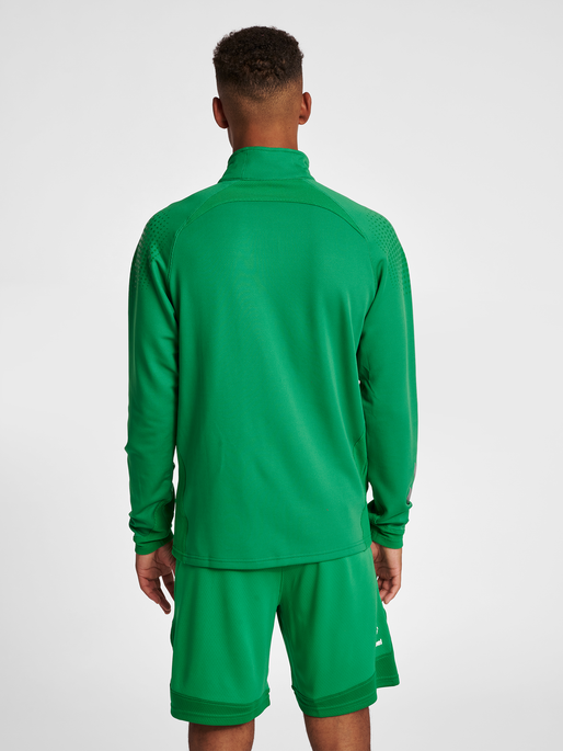 hmlLEAD POLY ZIP JACKET, JELLY BEAN, model
