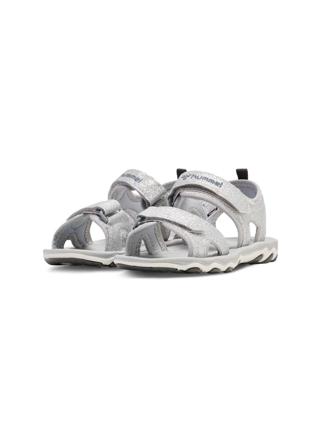 SANDAL GLITTER JR, SILVER, packshot