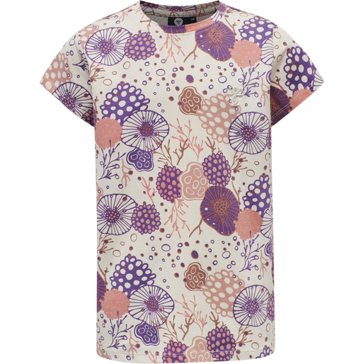 hmlCORAL T-SHIRT S/S, MOTHER OF PEARL, packshot