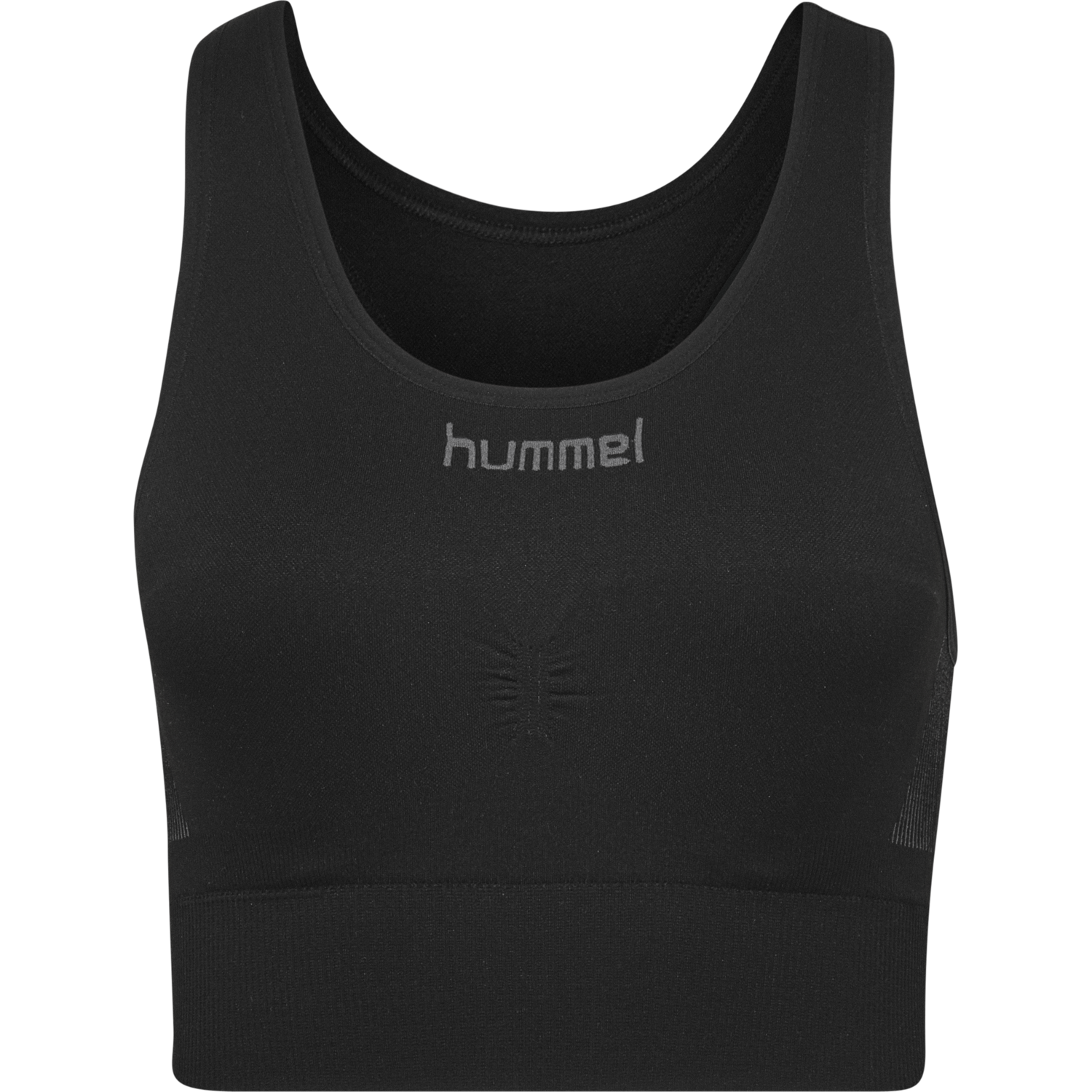 HUMMEL FIRST SEAMLESS BRA WOMAN, BLACK, packshot