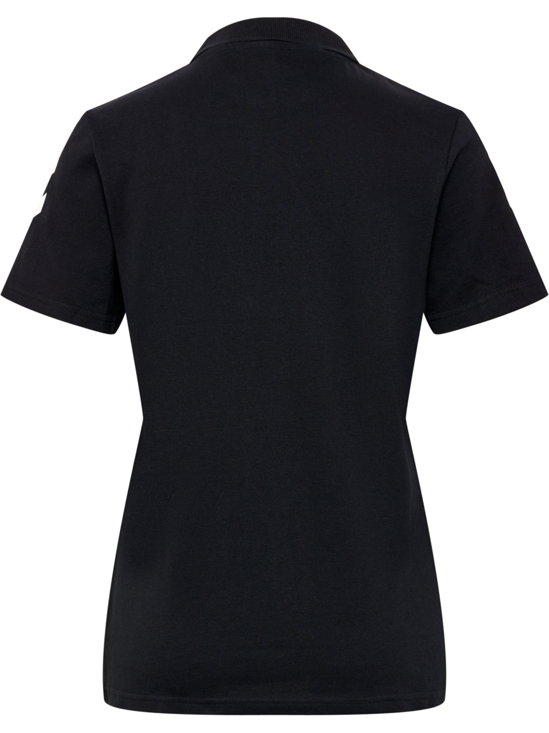 HUMMEL GO COTTON POLO WOMAN, BLACK, packshot