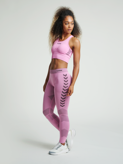 HUMMEL FIRST SEAMLESS TR TIGHTS W, COTTON CANDY, model