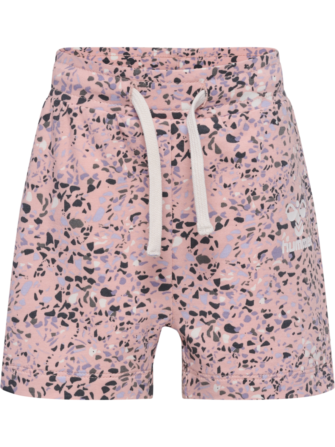 hmlKRISTA AOP SHORTS, STRAWBERRY CREAM, packshot
