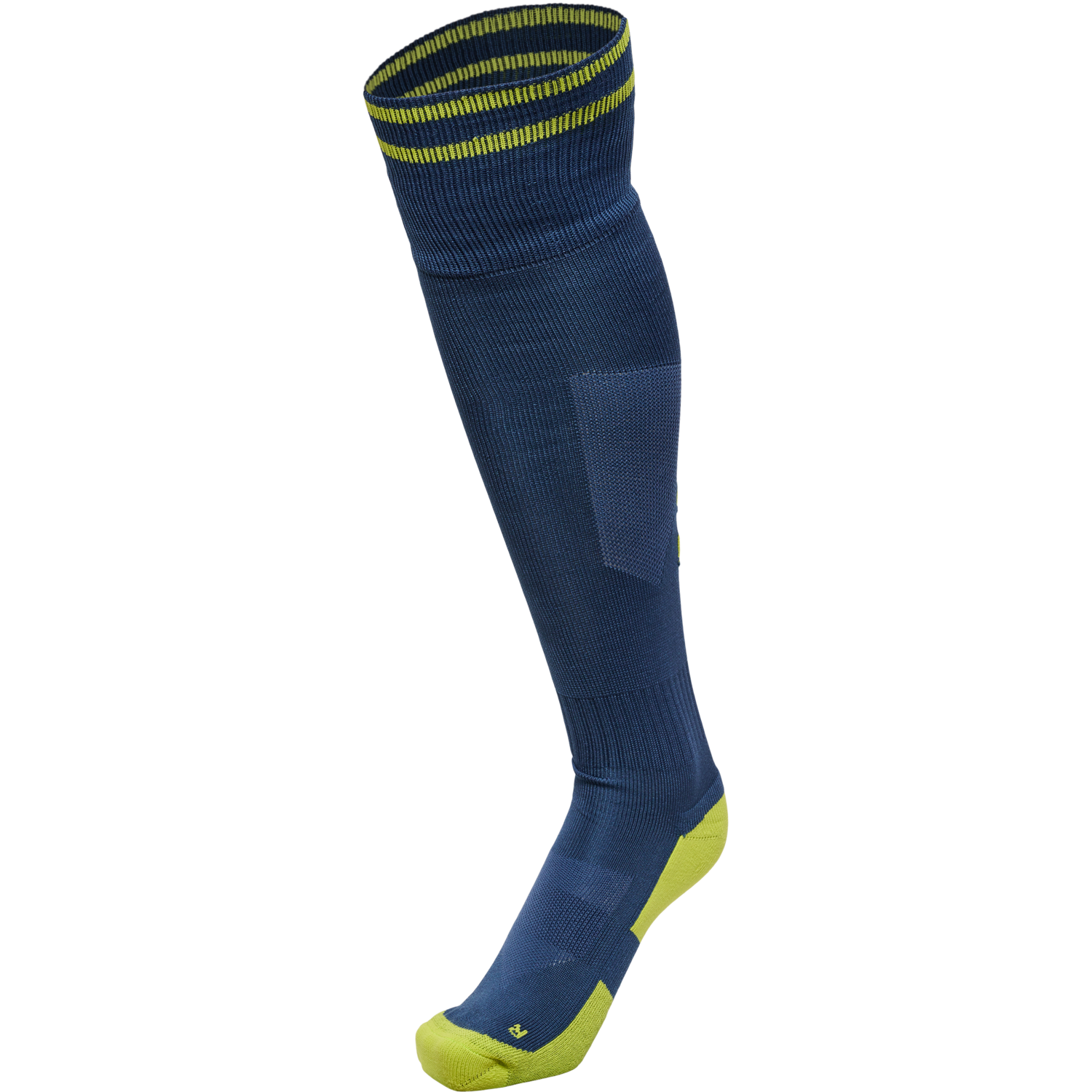 ELEMENT FOOTBALL SOCK , DARK DENIM/LIME PUNCH, packshot