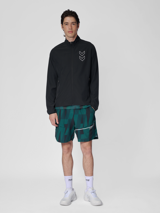 hmlCOURT JACKET, BLACK, model