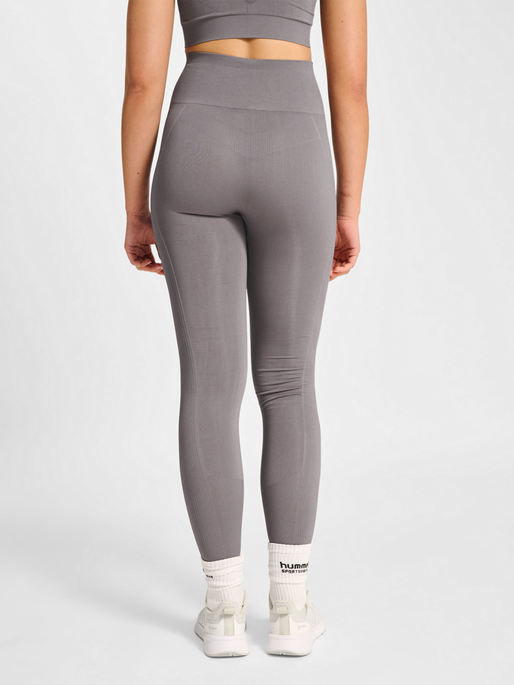 hmlTIF SEAMLESS HIGH WAIST TIGHTS, SHARK, model
