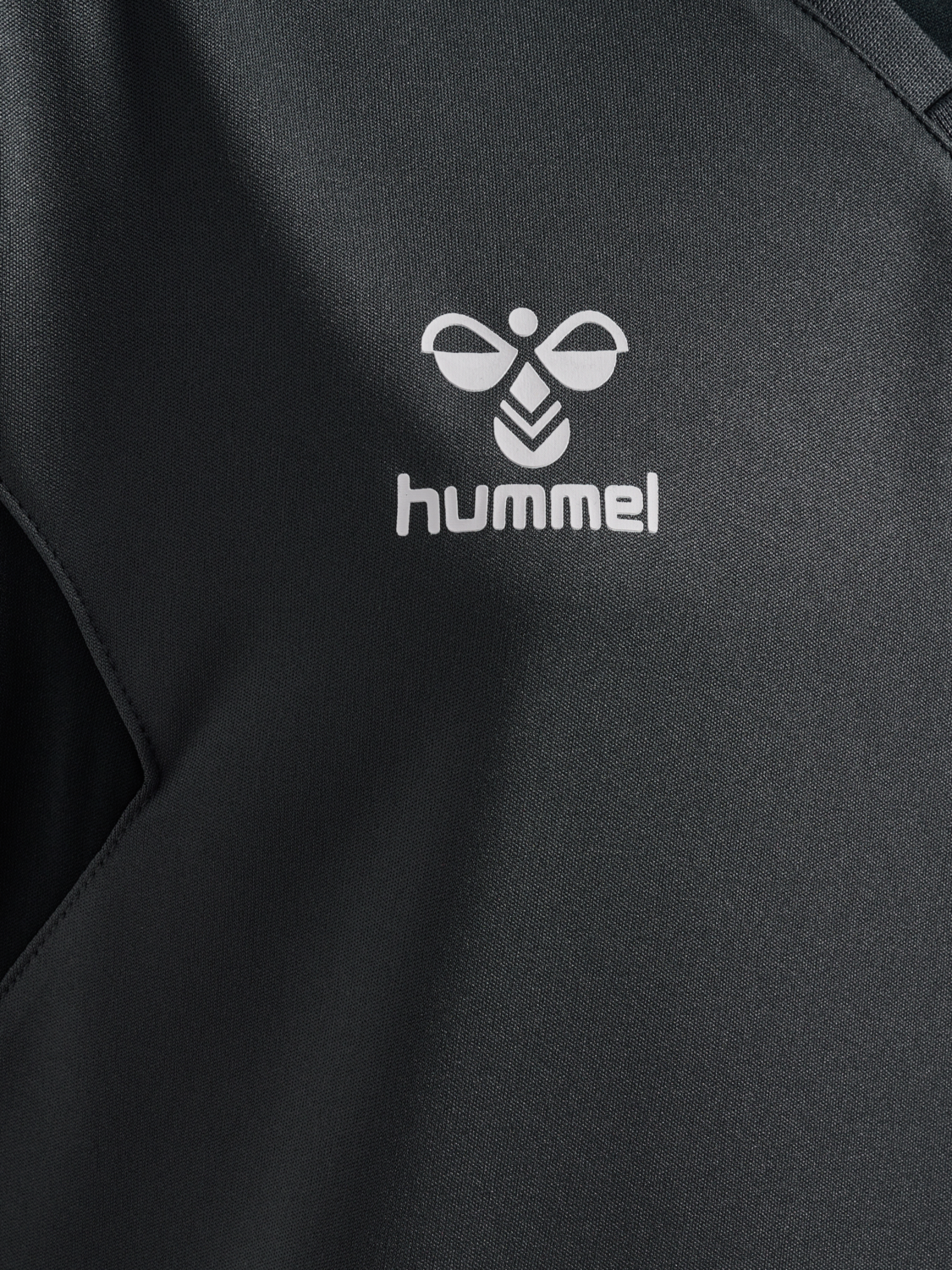hmlAUTHENTIC PL JERSEY S/S KIDS, ASPHALT, packshot