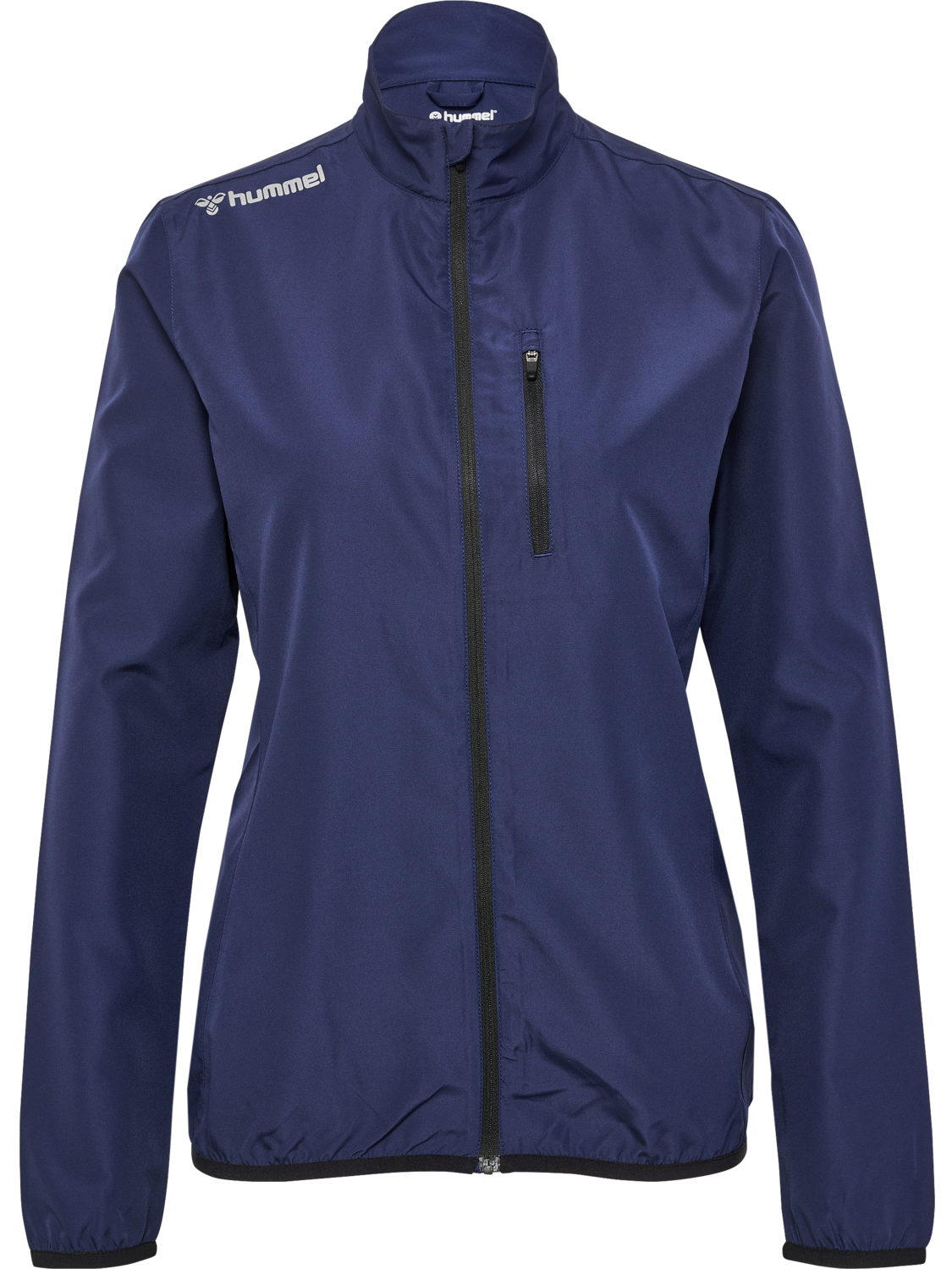hmlRUN JACKET WOMAN, BLACK IRIS, packshot