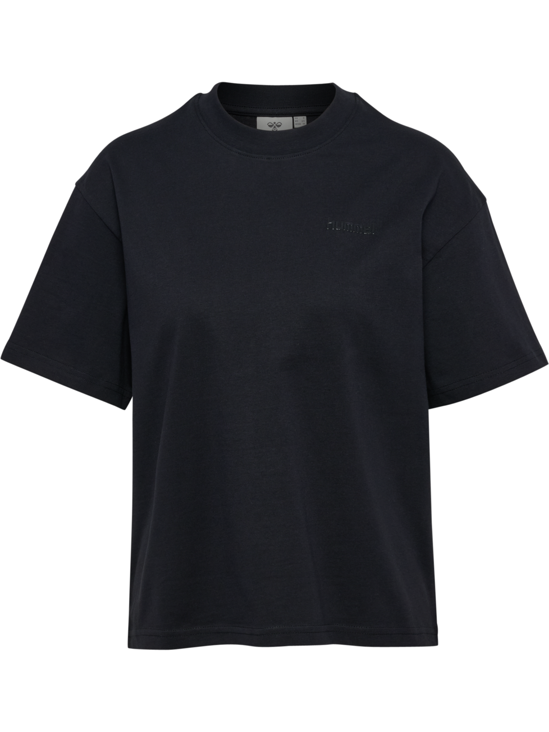 hmlKEEPER LOGO W T-SHIRT S/S, BLACK, packshot