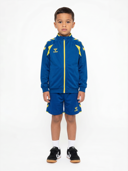 hmlCORE 2.0 TRACK ZIP JACKET KIDS, TRUE BLUE/BLAZING YELLOW, model
