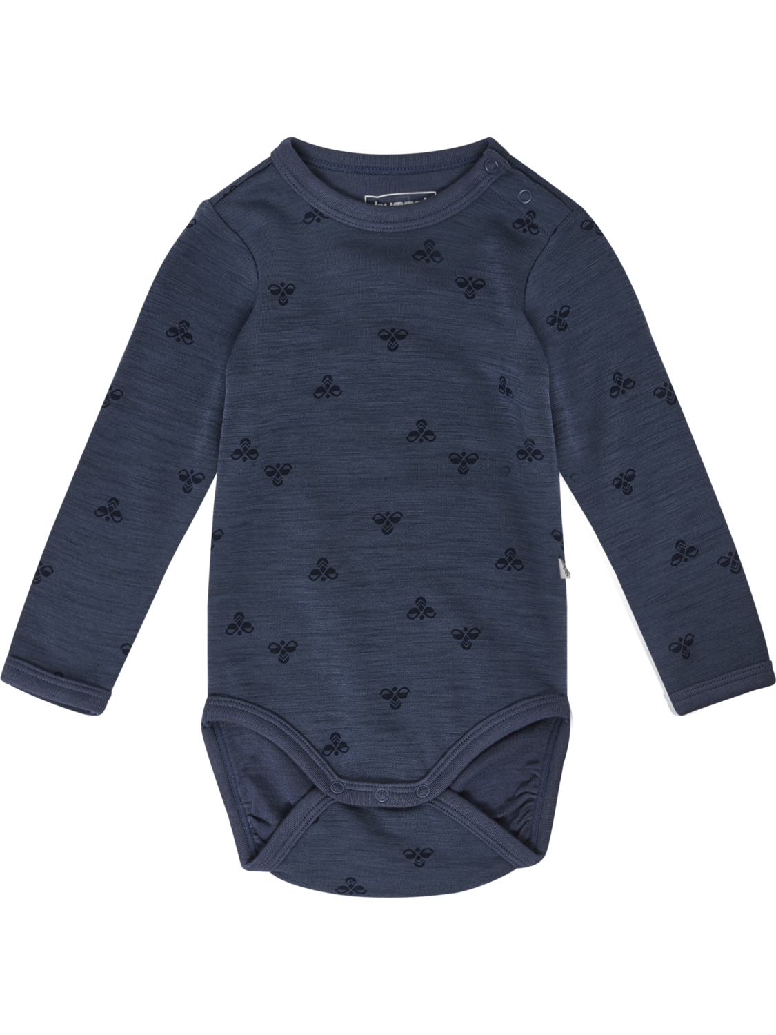 hmlMINI WOOL BODY L/S, VINTAGE INDIGO, packshot