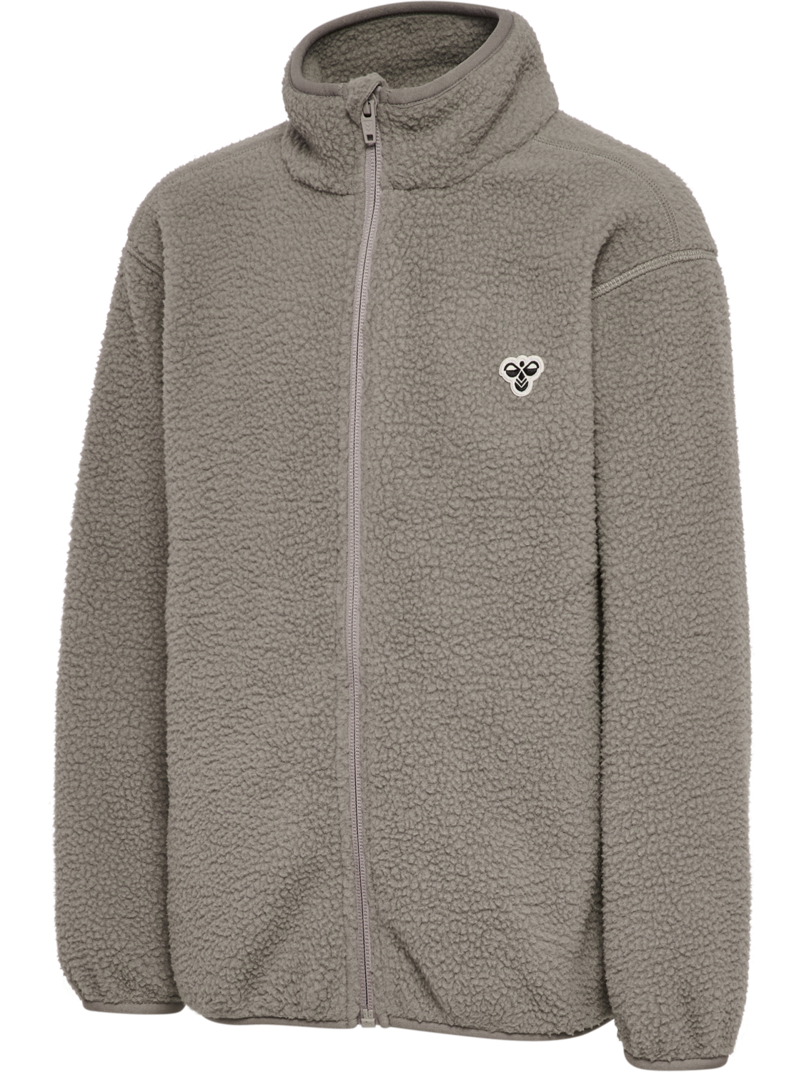 hmlJR ATLAS FLEECE ZIP JACKET, ROCK RIDGE, packshot