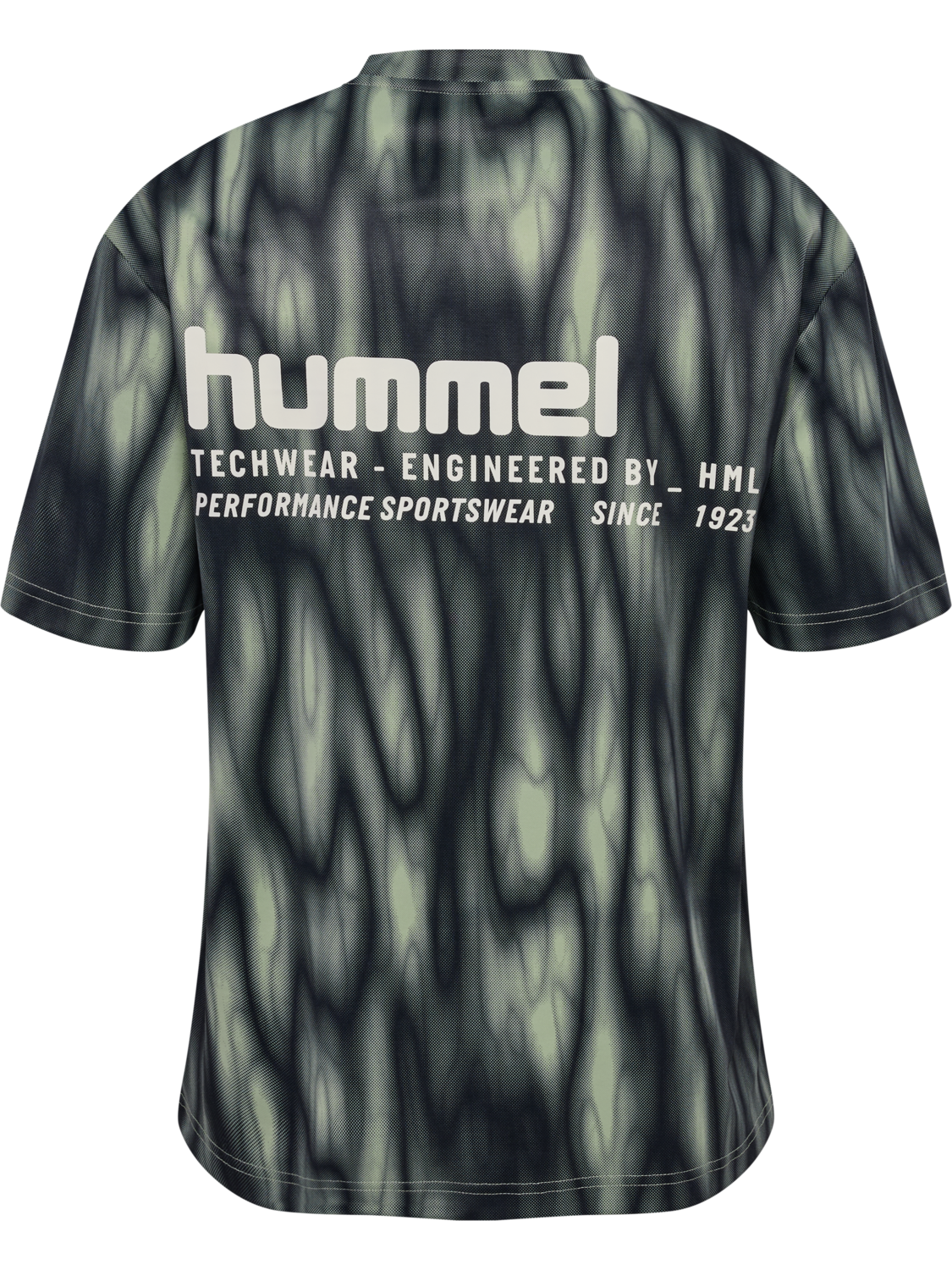 hmlHIIT AOP LOOSE T-SHIRT S/S, SEAGRASS, packshot