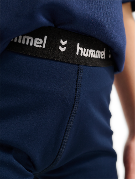 hmlJR PULSE MW SHORT TIGHTS, DRESS BLUES, model