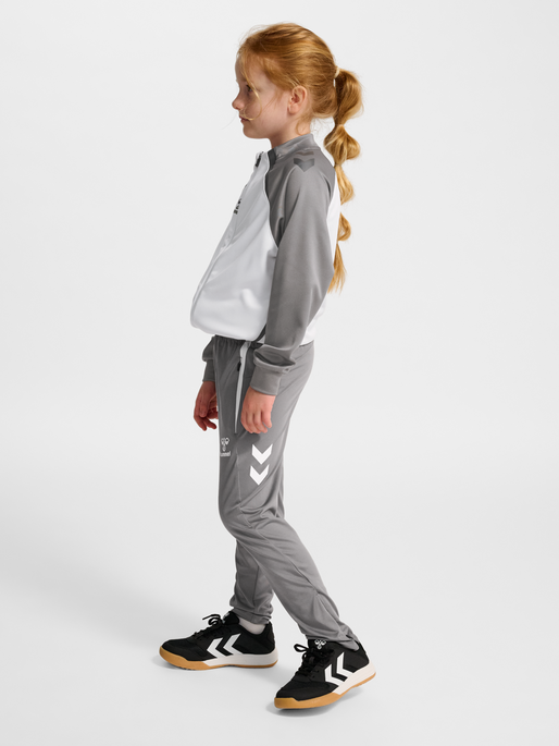 hmlLEAD 2.0 TRAINING PANTS KIDS, STEEL GRAY, model