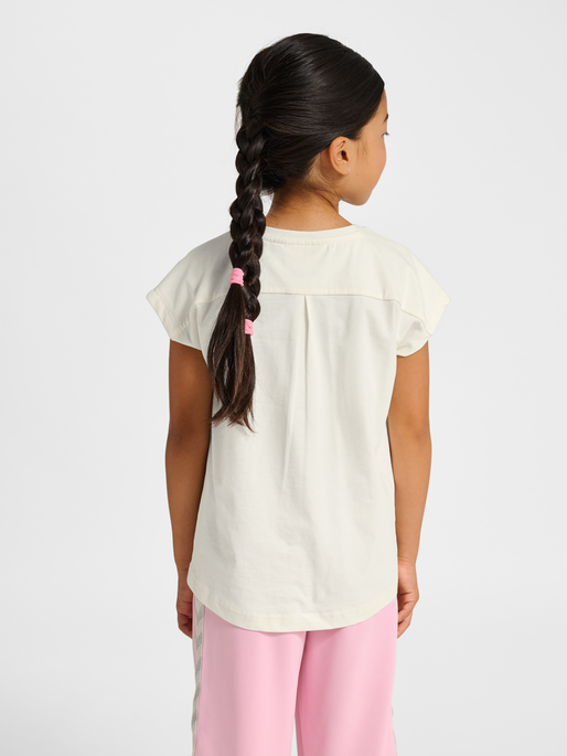 hmlJR REG T-SHIRT S/L BIG BEE, BLANC DE BLANC, model