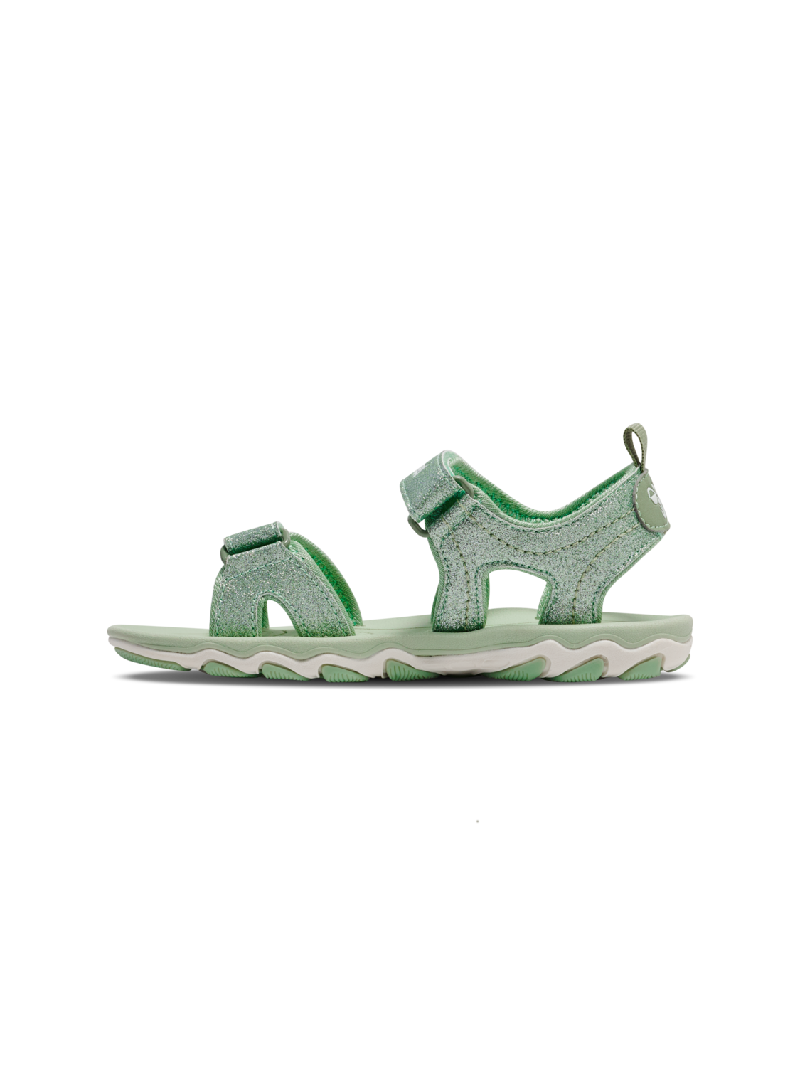 SANDAL GLITTER JR, FROSTY GREEN, packshot