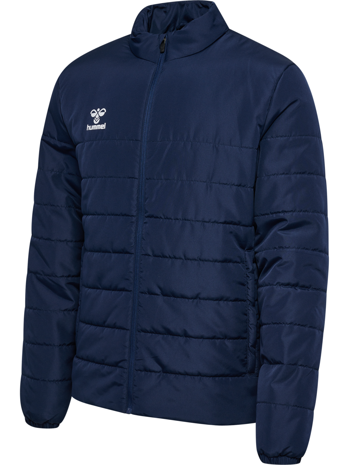 hmlESSENTIAL SHORT BENCH JKT, MARINE, packshot