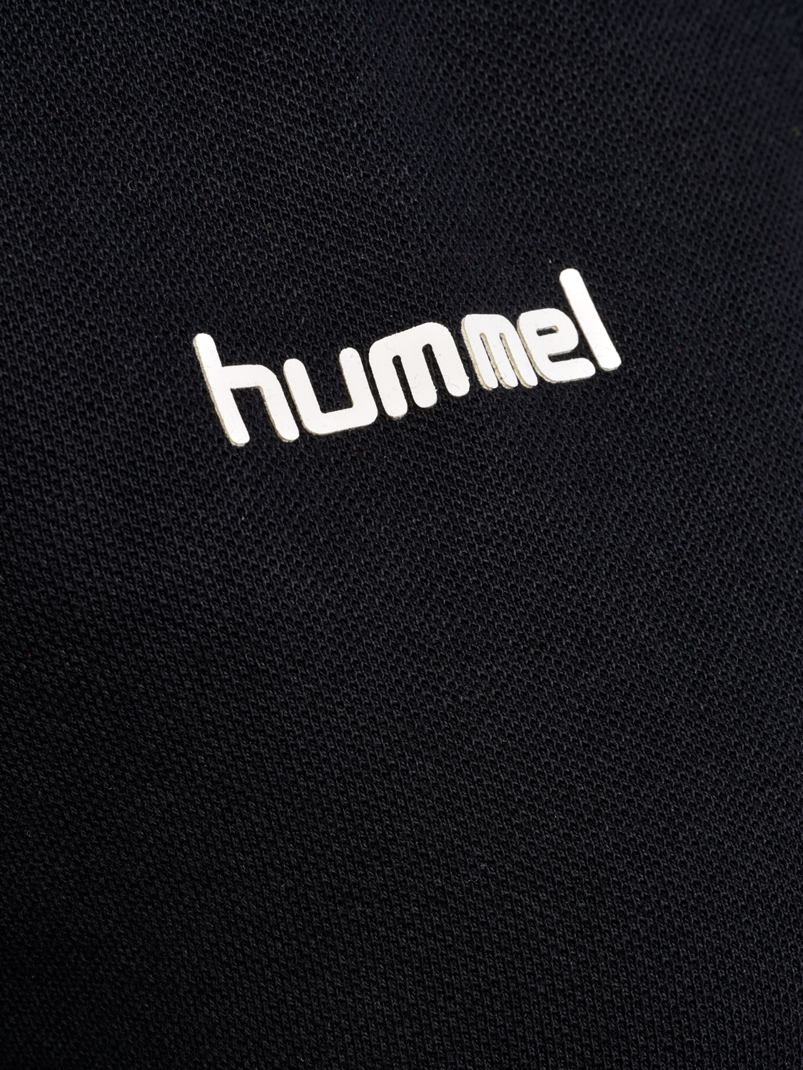HUMMEL GO COTTON POLO WOMAN, BLACK, packshot