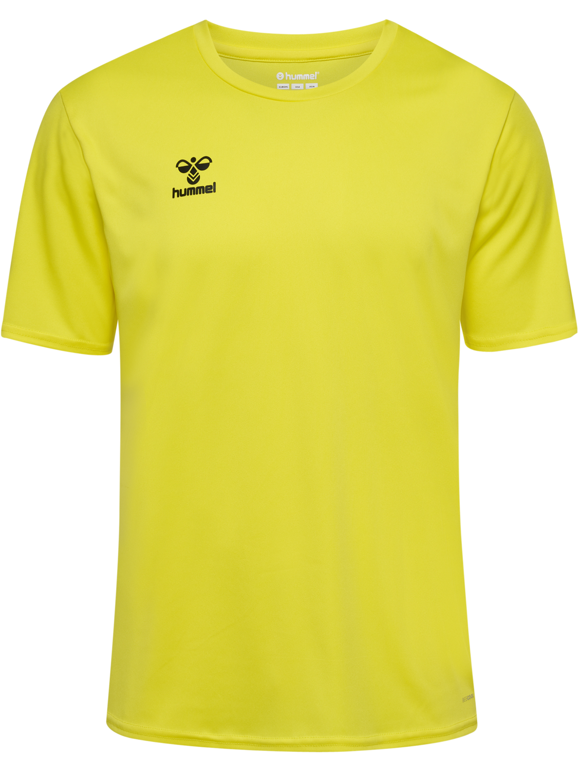 hmlESSENTIAL JERSEY S/S, BLAZING YELLOW, packshot