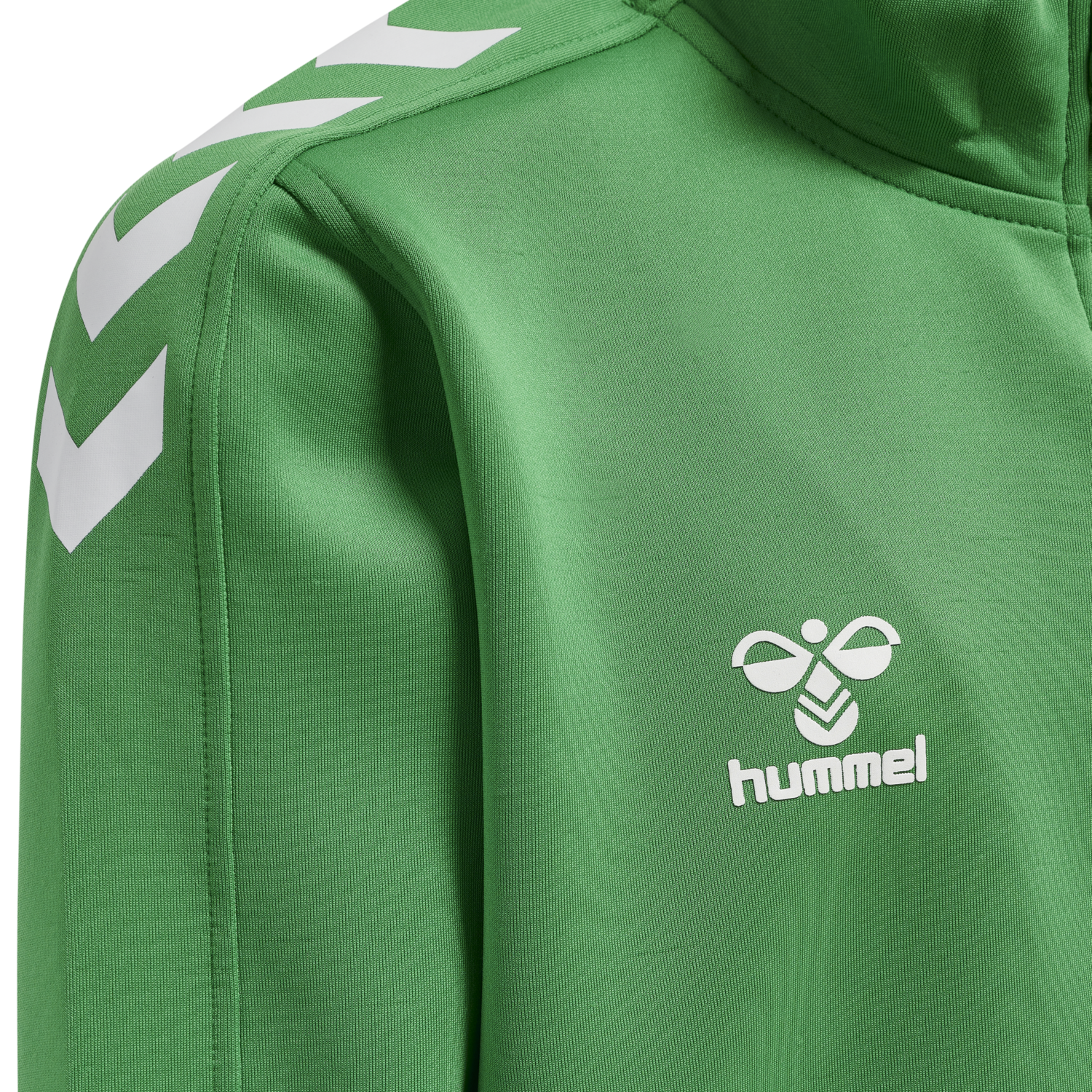 hmlCORE XK POLY ZIP SWEAT KIDS, JELLY BEAN, packshot