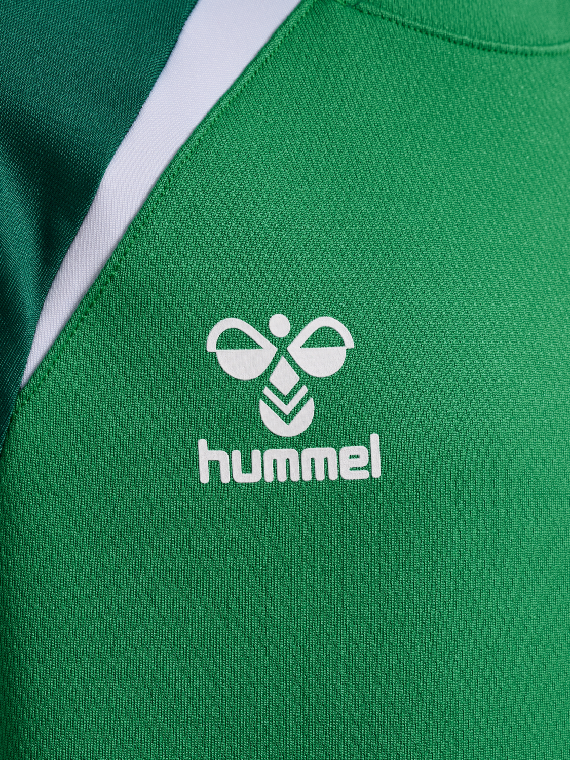 hmlLEAD 2.0 CREW SWEAT KIDS, JELLY BEAN/EVERGREEN, packshot