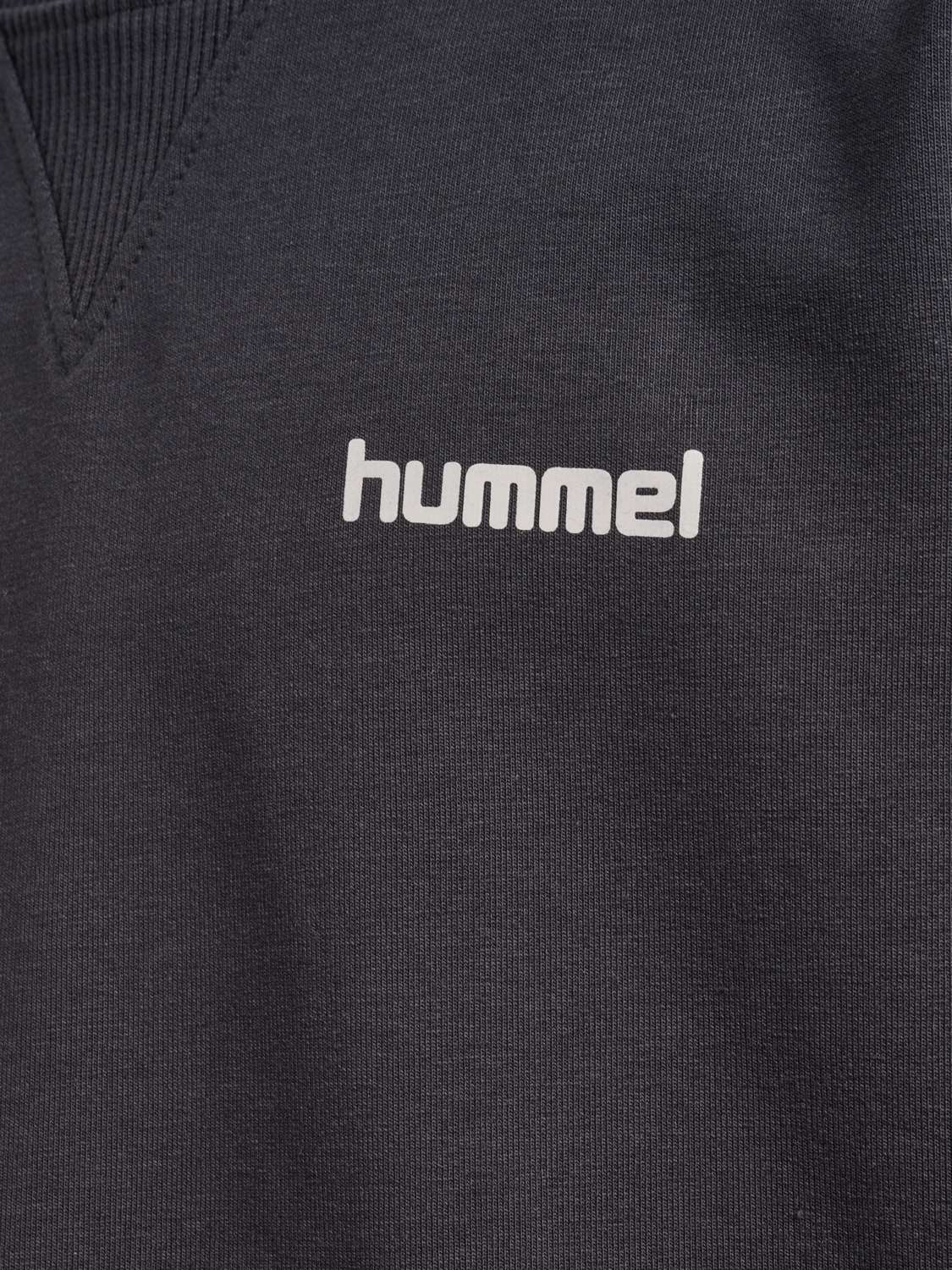 hmlJR LIGHT SWEAT T-SHIRT  S/S, EBONY, packshot