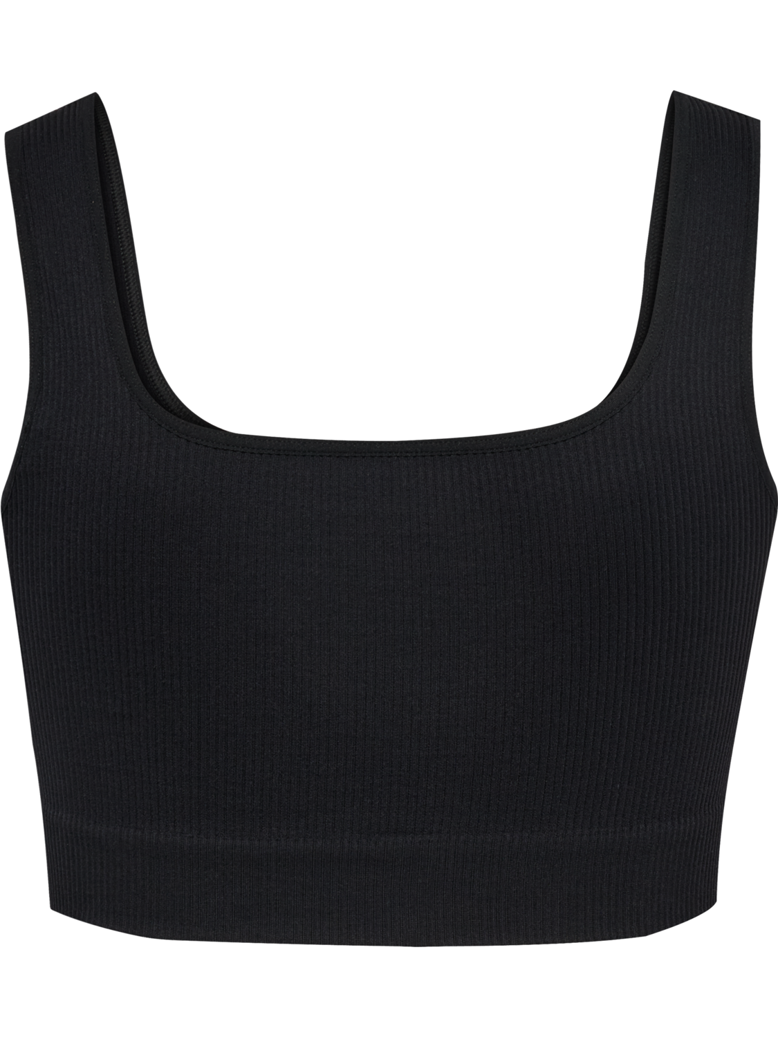 hmlPULSE SEAMLESS RIB BRA, BLACK, packshot