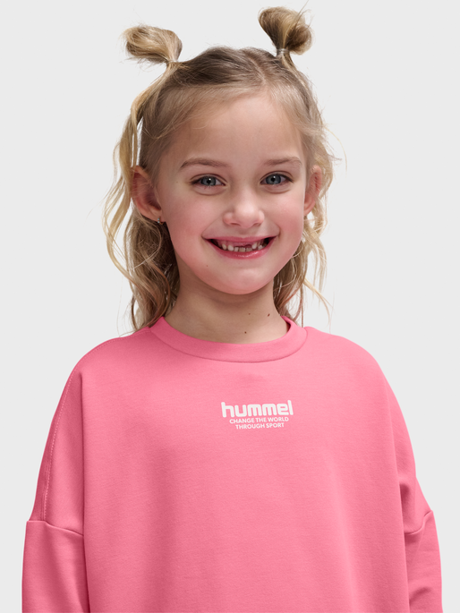 hmlZIPPI DRESS L/S, BUBBLEGUM, model