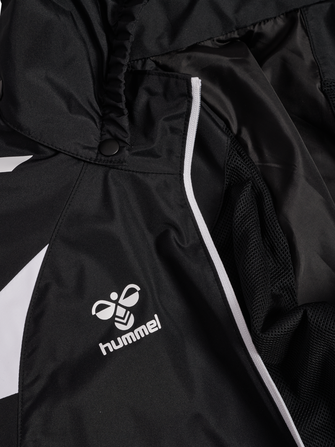 hmlCORE 2.0 ALL-WEATHER JACKET KIDS, BLACK/WHITE, packshot