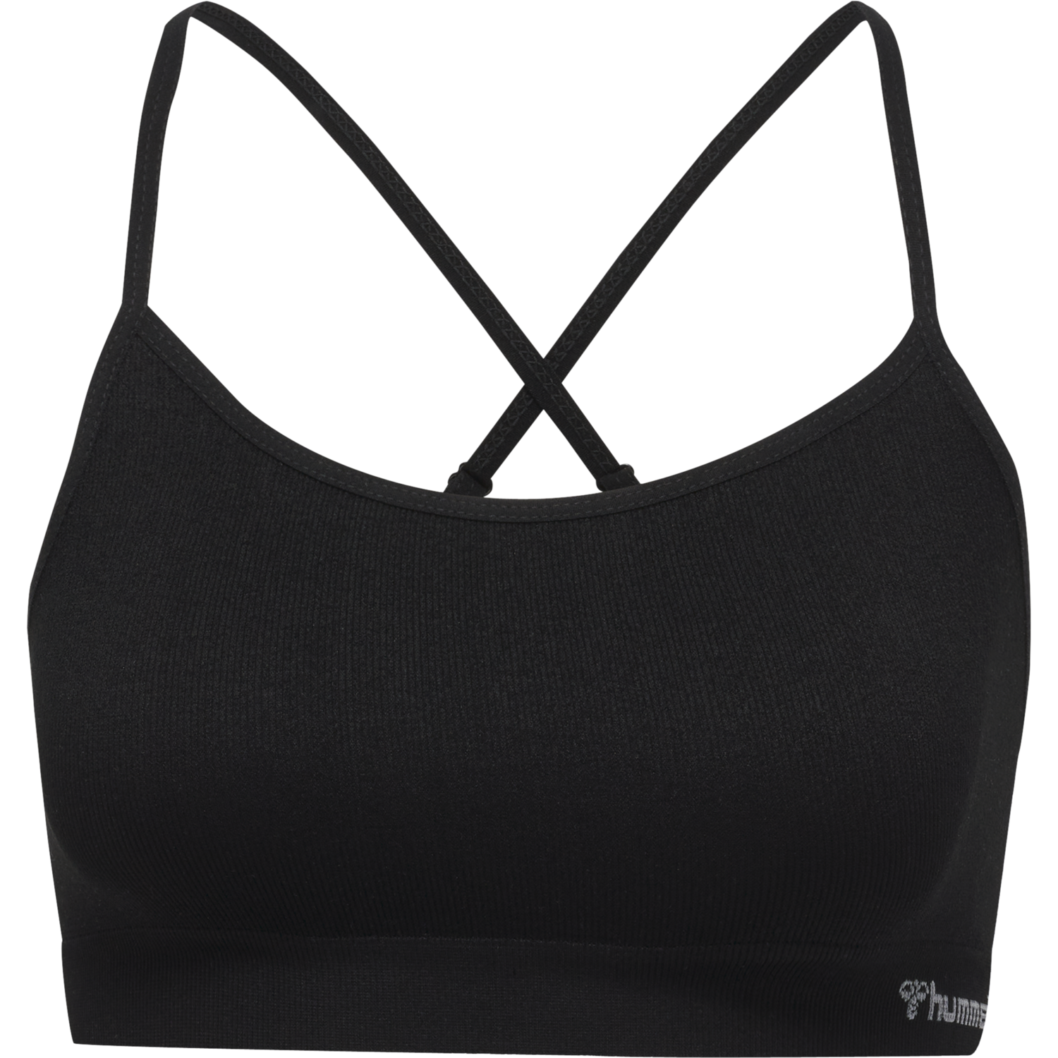 hmlJUNO 3 PACK SEAMLESS BRA, BLACK, packshot