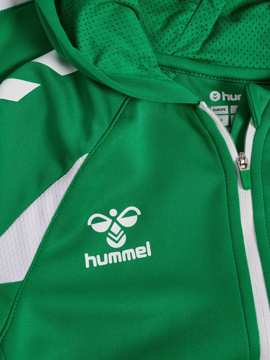hmlCORE 2.0 ZIP HOODIE KIDS, JELLY BEAN/WHITE, packshot