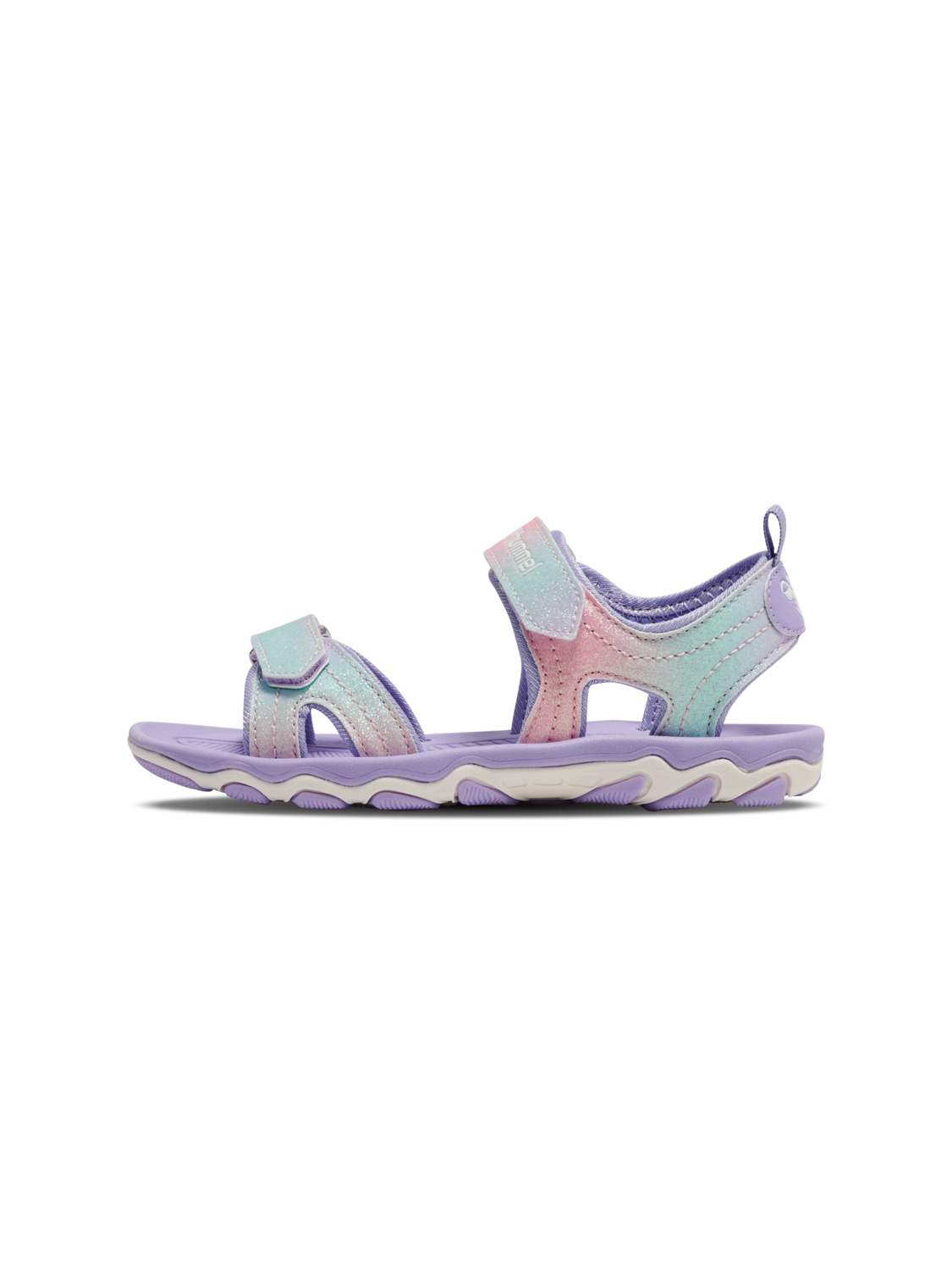 SANDAL GLITTER JR, MULTI COLOR PINK, packshot