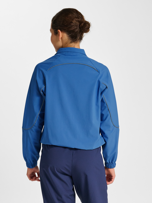 hmlPULSE WOVEN W HALF ZIP, RIVERSIDE, model