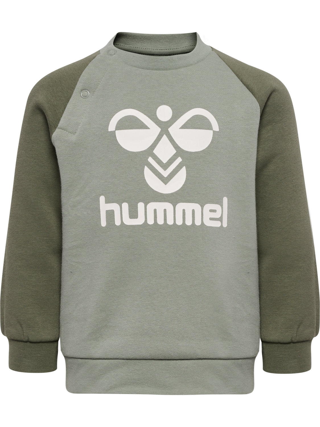 hmlHUMMING CREWSUIT, DUSTY OLIVE, packshot