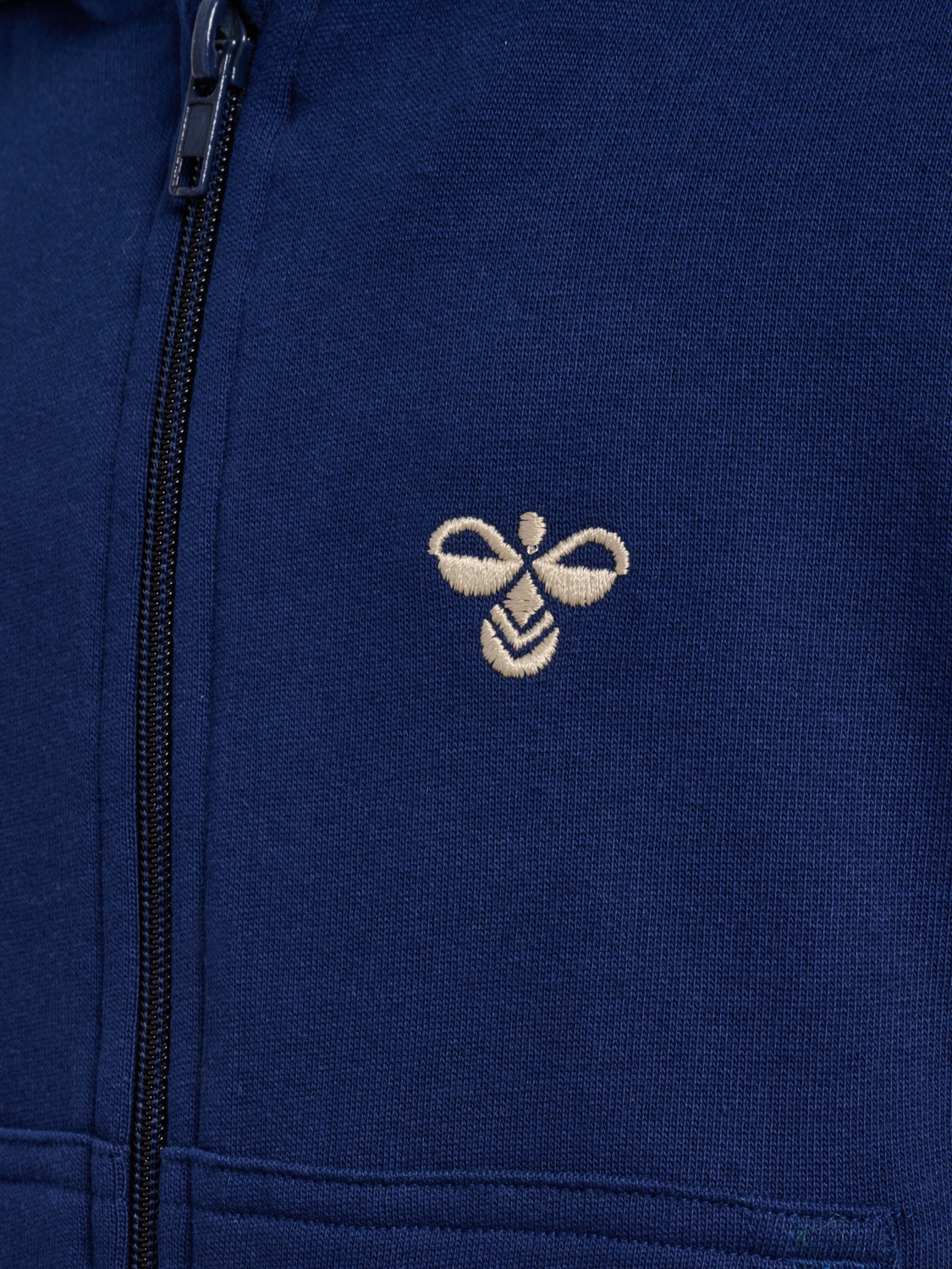 hmlJR JUMP BOXY ZIP CARDIGAN, MEDIEVAL BLUE, packshot