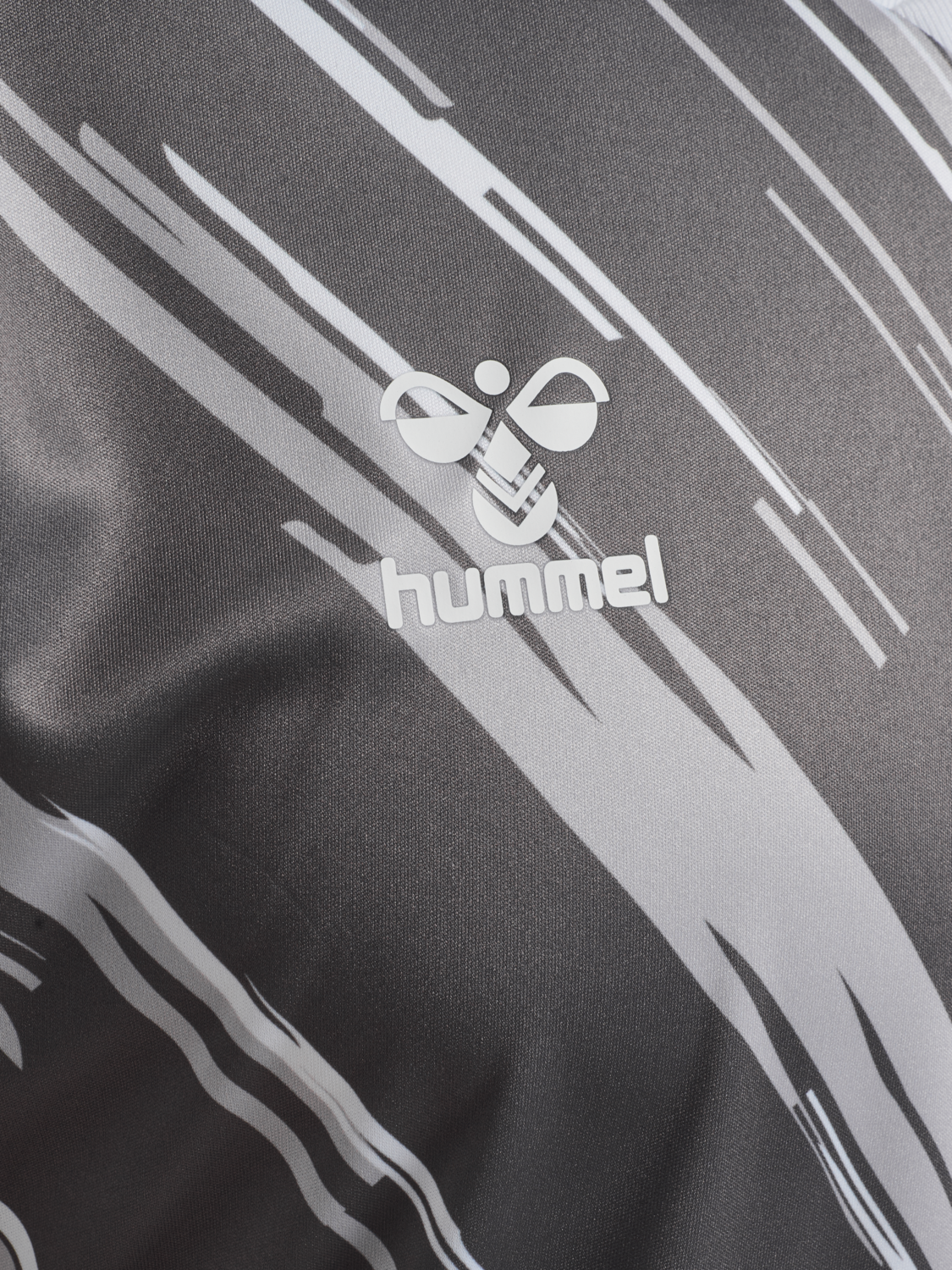 hmlMATCH TRIUMPH JERSEY S/S, STEEL GRAY/WHITE, packshot