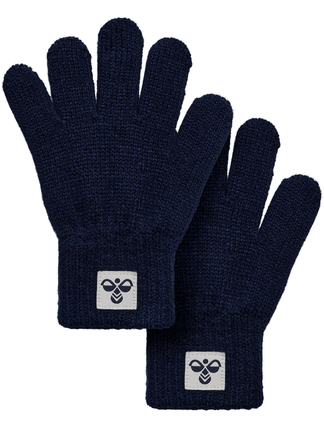 hmlJR KNIT GLOVES 2-PACK, DRESS BLUES, packshot
