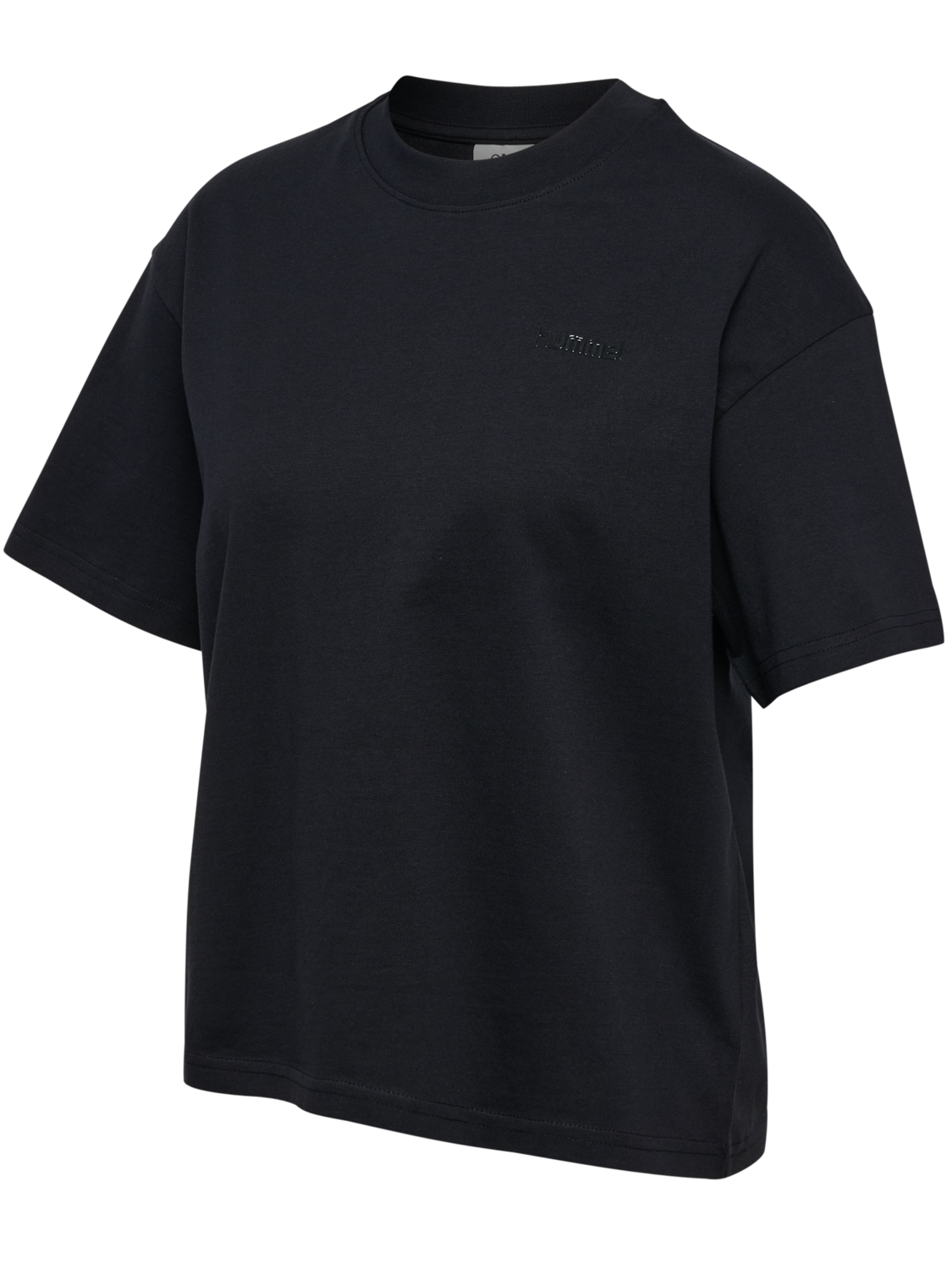 hmlKEEPER LOGO W T-SHIRT S/S, BLACK, packshot