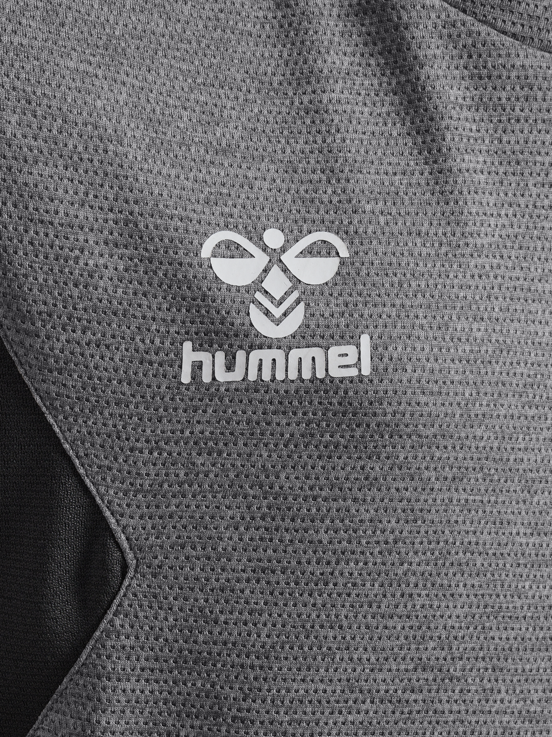hmlAUTHENTIC PL HOODIE KIDS, GREY MELANGE, packshot