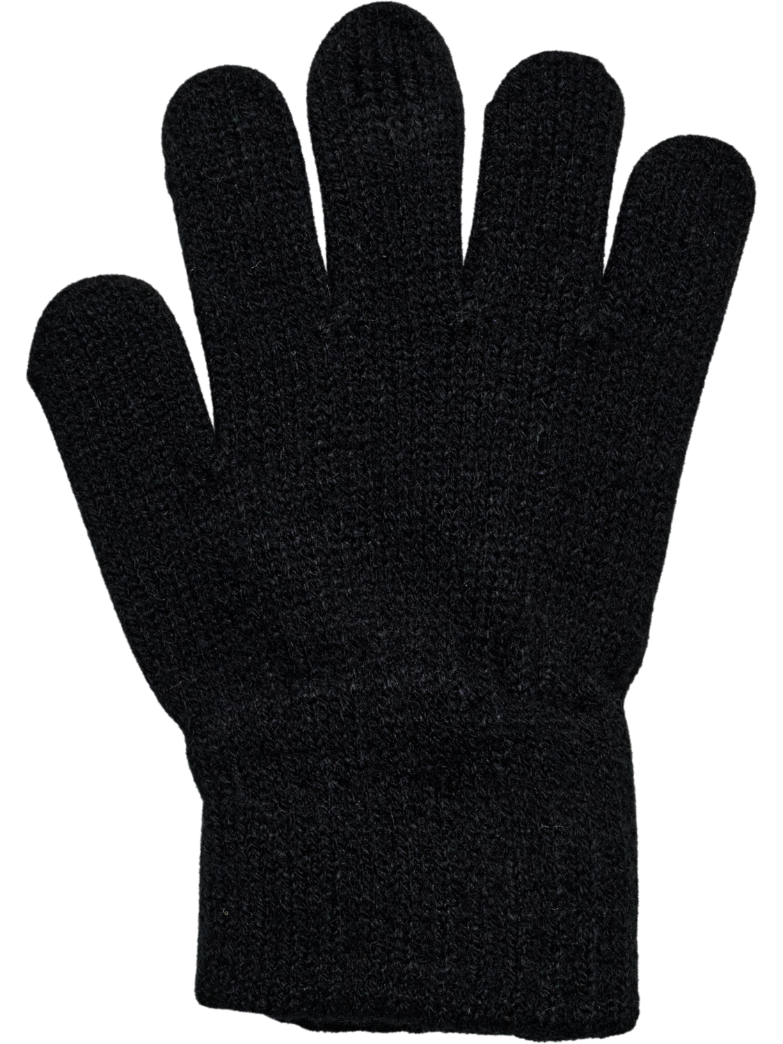 hmlJR KNIT GLOVES 2-PACK, BLACK, packshot