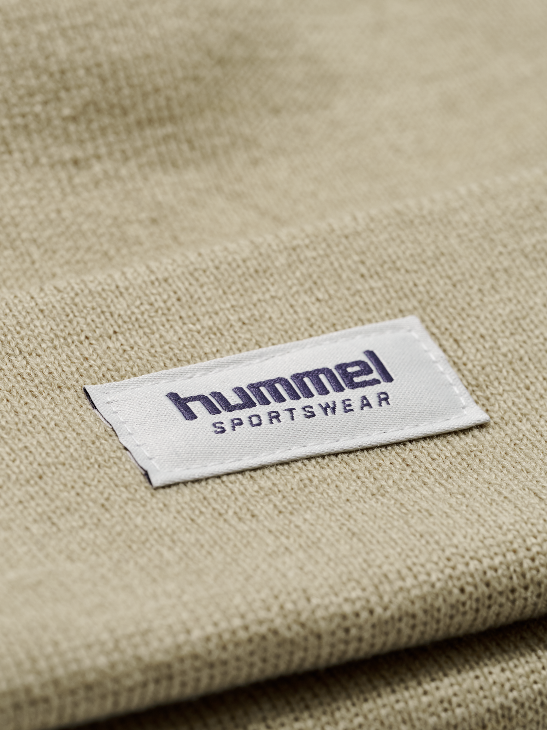 hmlJR KNIT BEANIE, CORNSTALK, packshot