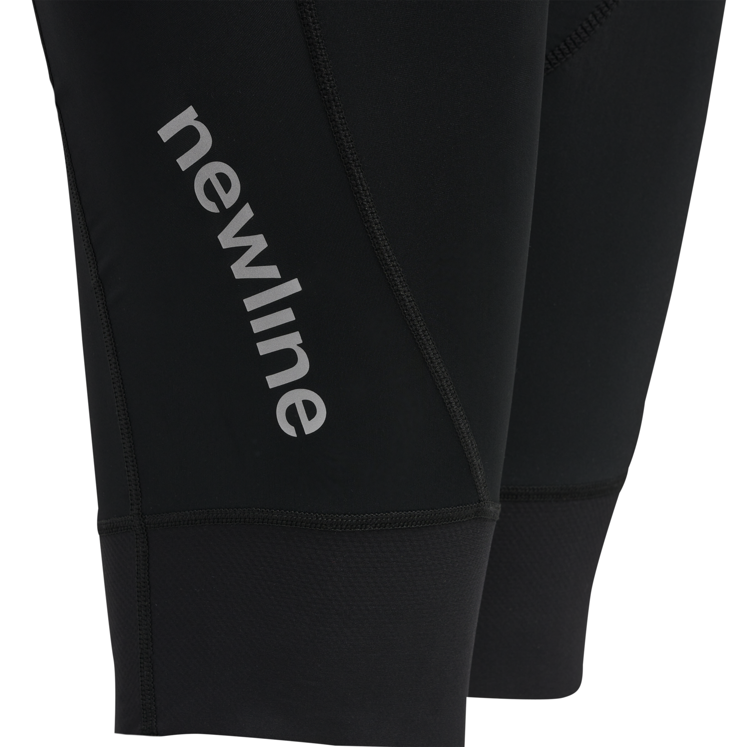 WOMENS CORE BIKE PANEL BIB SHORTS, BLACK/WHITE, packshot