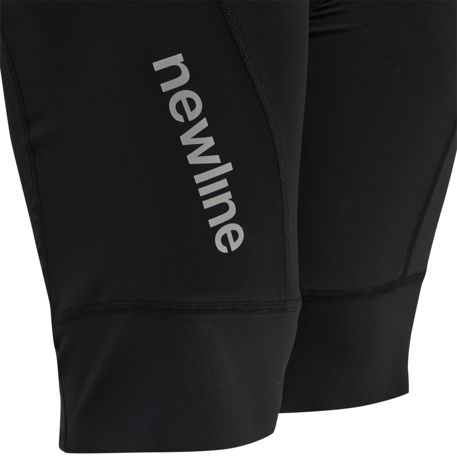 MENS CORE BIKE PANEL BIB SHORTS, BLACK/WHITE, packshot
