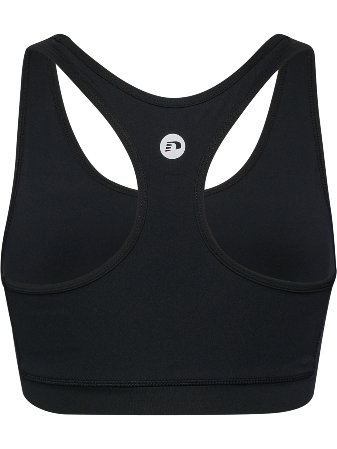 WOMEN ESSENTIAL BRA TOP, BLACK, packshot